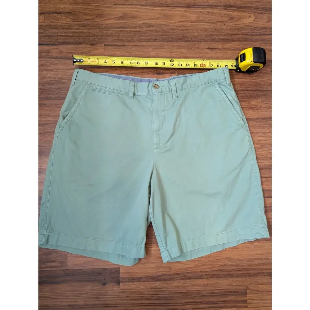 Polo Ralph Lauren Chino Shorts Size 40 Green Relaxed Fit Casual Preppy Coastal